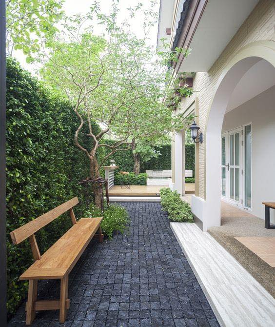 ไอเดียจัดสวนไว้นั่งเล่นบริเวณบ้าน