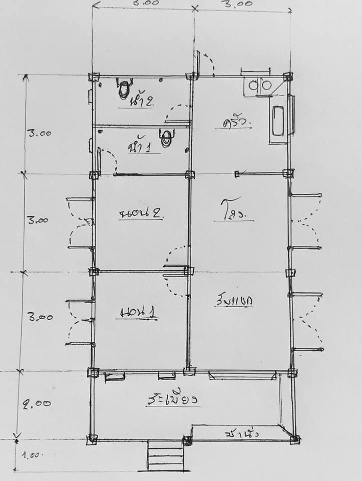 บ้านโมเดิร์นเล็กๆ สำหรับคนงบน้อย ราคา 580,000 บาท