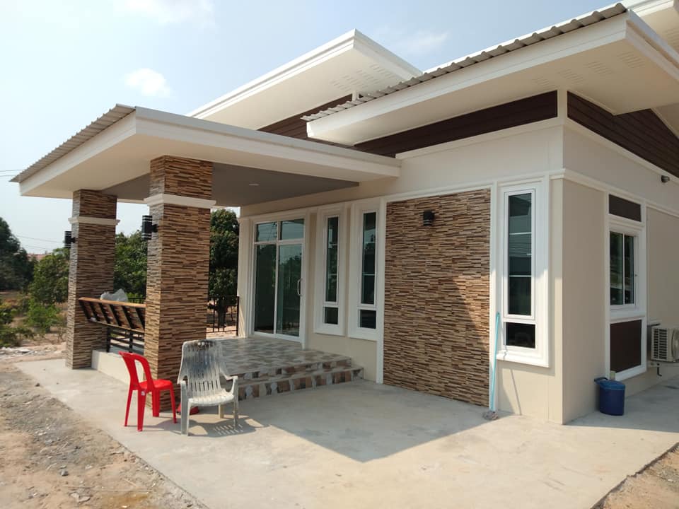 บ้านโมเดิร์น ใช้งบ 600,000 บาท 