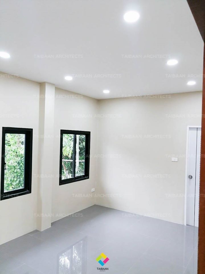 รีโนเวทบ้าน 2 ชั้น เหมือนได้บ้านใหม่ทั้งหลัง (เดิมด้านบนไม้, ด้านล่างปูน) งบประมาณ 890,000 บาท