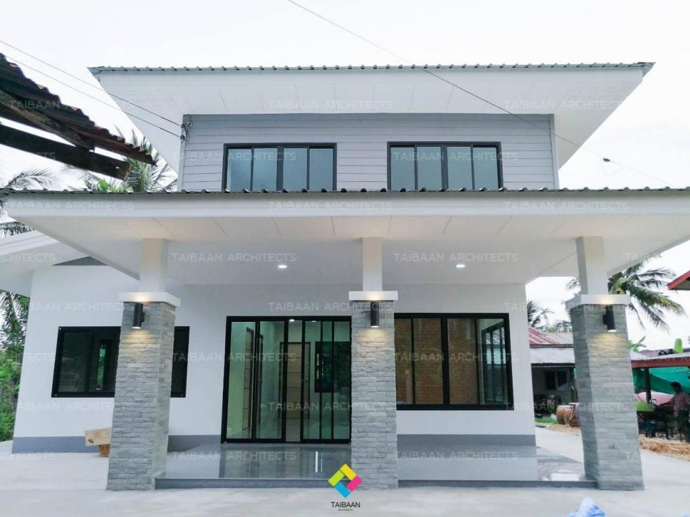 รีโนเวทบ้าน 2 ชั้น เหมือนได้บ้านใหม่ทั้งหลัง (เดิมด้านบนไม้, ด้านล่างปูน) งบประมาณ 890,000 บาท