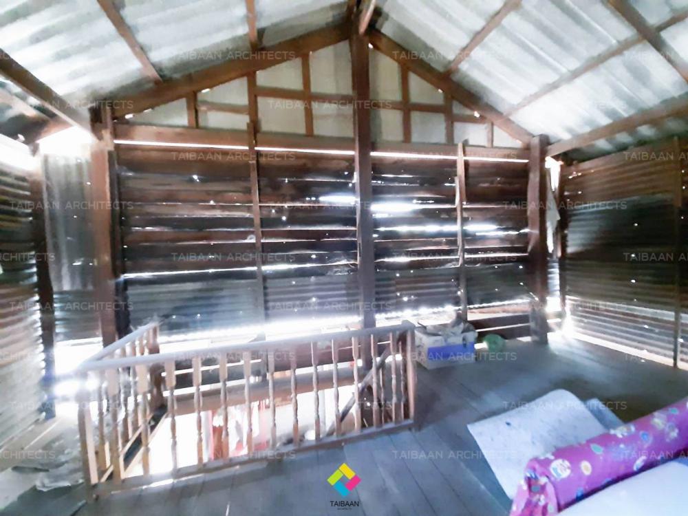 รีโนเวทบ้าน 2 ชั้น เหมือนได้บ้านใหม่ทั้งหลัง (เดิมด้านบนไม้, ด้านล่างปูน) งบประมาณ 890,000 บาท