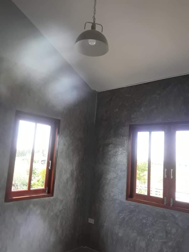 บ้านสวนสมัยใหม่ ขนาดเล็ก 2 ชั้น ใช้งบ 470,000 บาท