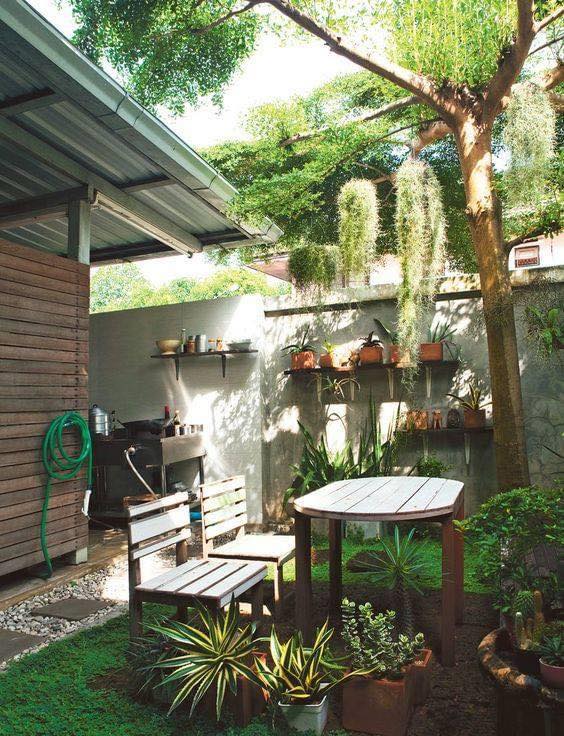 ไอเดียจัดสวน มุมนั่งเล่นชิวๆ บรรยากาศร่มรื่น เพื่อเป็นไอเดียแต่งสวนของคุณ