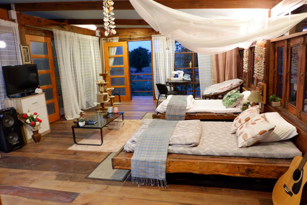 บ้านสวนท่ามกลางธรรมชาติแบบบ้านๆ ของพยาบาลสาวสวย ด้านบนไม้ ด้านล่างโถง ใช้งบ 280,000 บาท