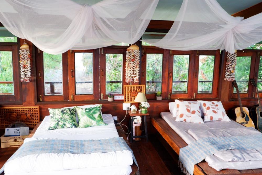 บ้านสวนท่ามกลางธรรมชาติแบบบ้านๆ ของพยาบาลสาวสวย ด้านบนไม้ ด้านล่างโถง ใช้งบ 280,000 บาท