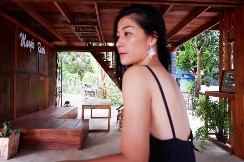 บ้านสวนท่ามกลางธรรมชาติแบบบ้านๆ ของพยาบาลสาวสวย ด้านบนไม้ ด้านล่างโถง ใช้งบ 280,000 บาท