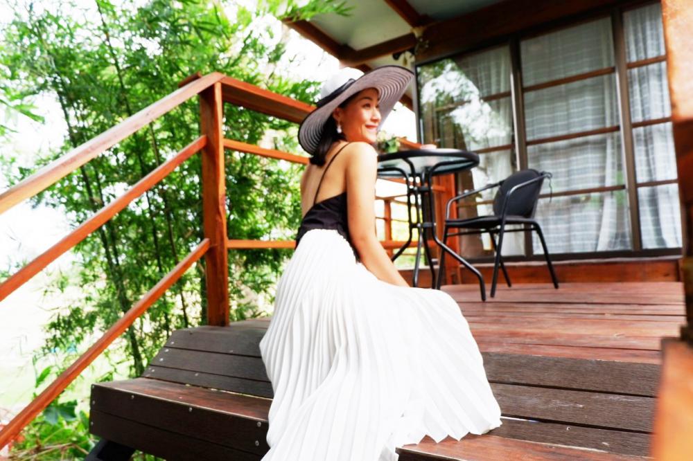 บ้านสวนท่ามกลางธรรมชาติแบบบ้านๆ ของพยาบาลสาวสวย ด้านบนไม้ ด้านล่างโถง ใช้งบ 280,000 บาท