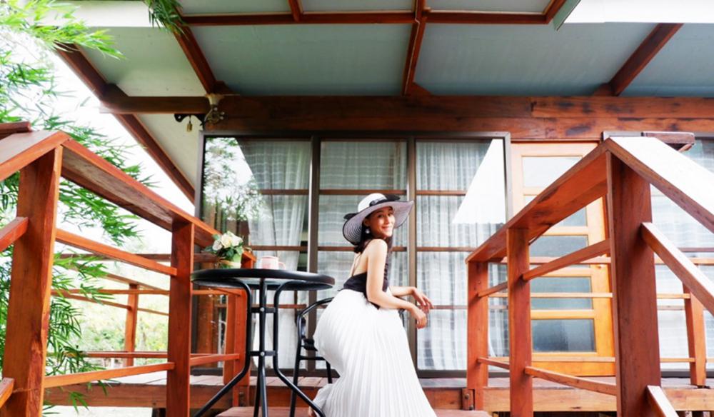 บ้านสวนท่ามกลางธรรมชาติแบบบ้านๆ ของพยาบาลสาวสวย ด้านบนไม้ ด้านล่างโถง ใช้งบ 280,000 บาท