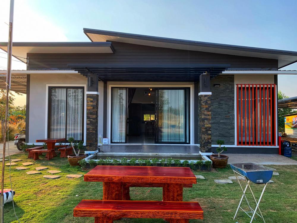 บ้านโมเดิร์นออกแบบตามเจ้าของบ้าน สวยและน่าอยู่มากๆ  สวยระดับบ้านหลักล้าน แต่เจ้าของใช้งบแค่ 5 แสนนิดๆ