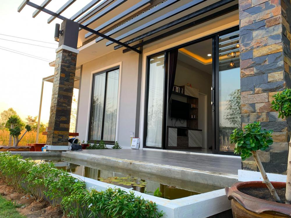 บ้านโมเดิร์นออกแบบตามเจ้าของบ้าน สวยและน่าอยู่มากๆ  สวยระดับบ้านหลักล้าน แต่เจ้าของใช้งบแค่ 5 แสนนิดๆ