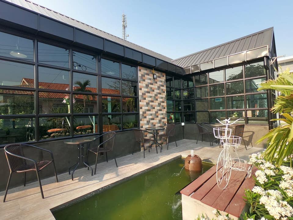 บ้านกาแฟสด บ้านดงช้าง ไอเดียไว้แต่งบ้านนั่งชิลๆ จิบกาแฟ หรือ นำไปเป็นไอเดียแต่งร้านกาแฟ