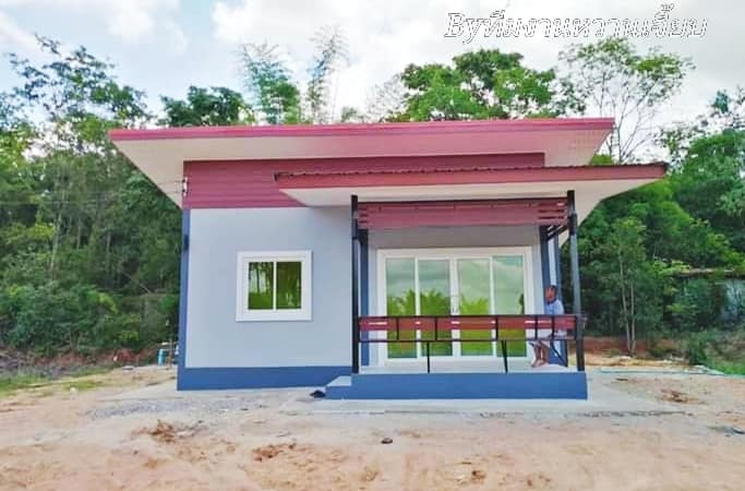 บ้านโมเดิร์นขนาดพอเพียง ใช้งบ 390,000 บาท