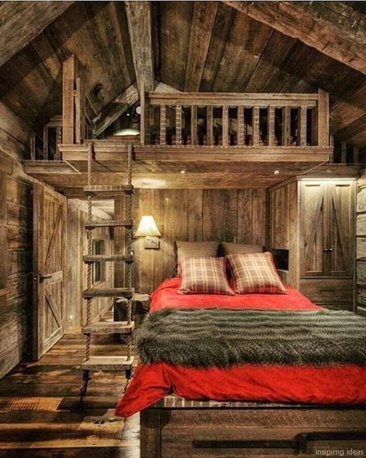 ไอเดียแต่งห้องนอนในบ้านขนาดเล็ก มีชั้นลอย