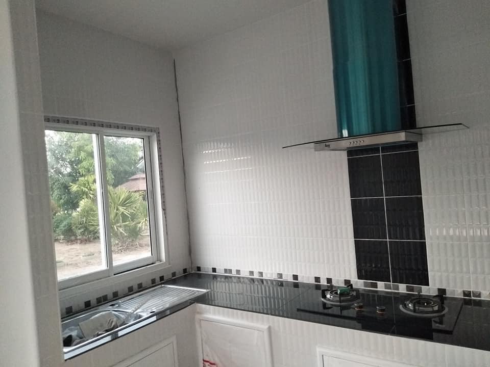 บ้านโมเดิร์นขนาดเล็กๆ แต่อบอุ่น งบก่อสร้าง 420,000 บาท