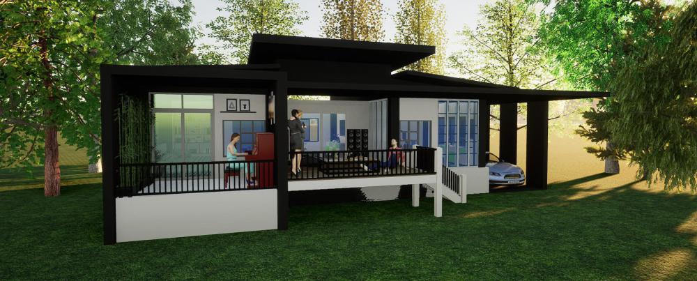 แบบบ้านเดี่ยว 3 มิติ