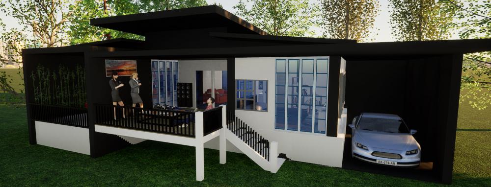 แบบบ้านเดี่ยว 3 มิติ