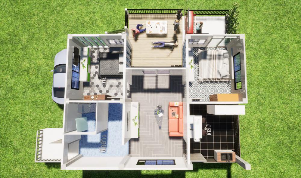 แบบบ้านเดี่ยว 3 มิติ