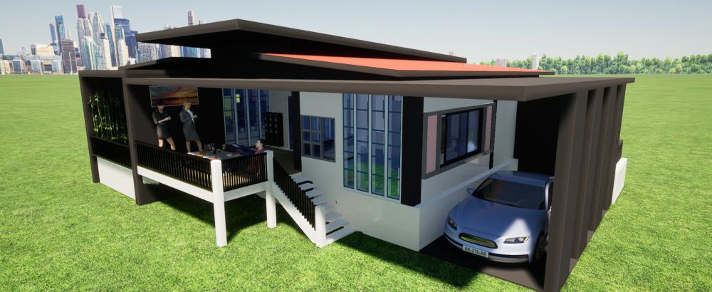 แบบบ้านเดี่ยว 3 มิติ