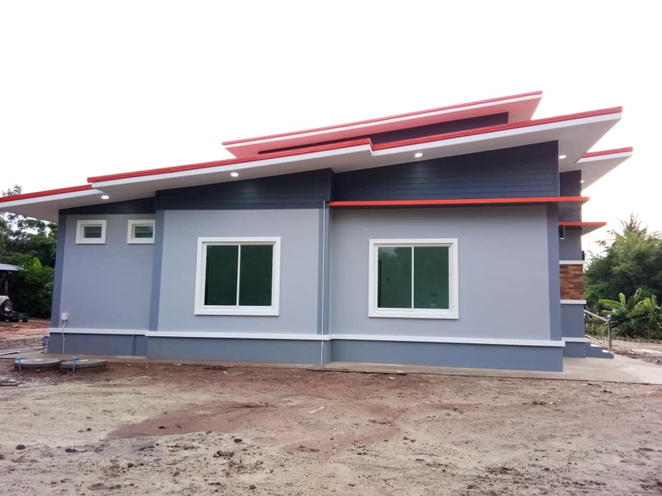 บ้าน 2 ชั้น ขนาด 3 ห้องนอน 2 ห้องน้ำ 1 ห้องโถง 1 ห้องครัว 1 ห้องเก็บของ งบก่อสร้าง 1.5 ล้านบาท