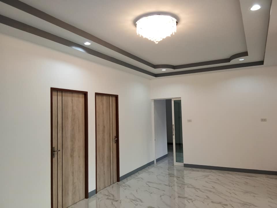 บ้าน 2 ชั้น ขนาด 3 ห้องนอน 2 ห้องน้ำ 1 ห้องโถง 1 ห้องครัว 1 ห้องเก็บของ งบก่อสร้าง 1.5 ล้านบาท