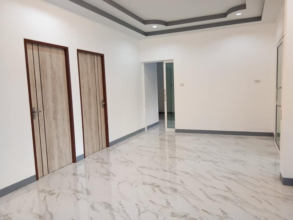 บ้าน 2 ชั้น ขนาด 3 ห้องนอน 2 ห้องน้ำ 1 ห้องโถง 1 ห้องครัว 1 ห้องเก็บของ งบก่อสร้าง 1.5 ล้านบาท