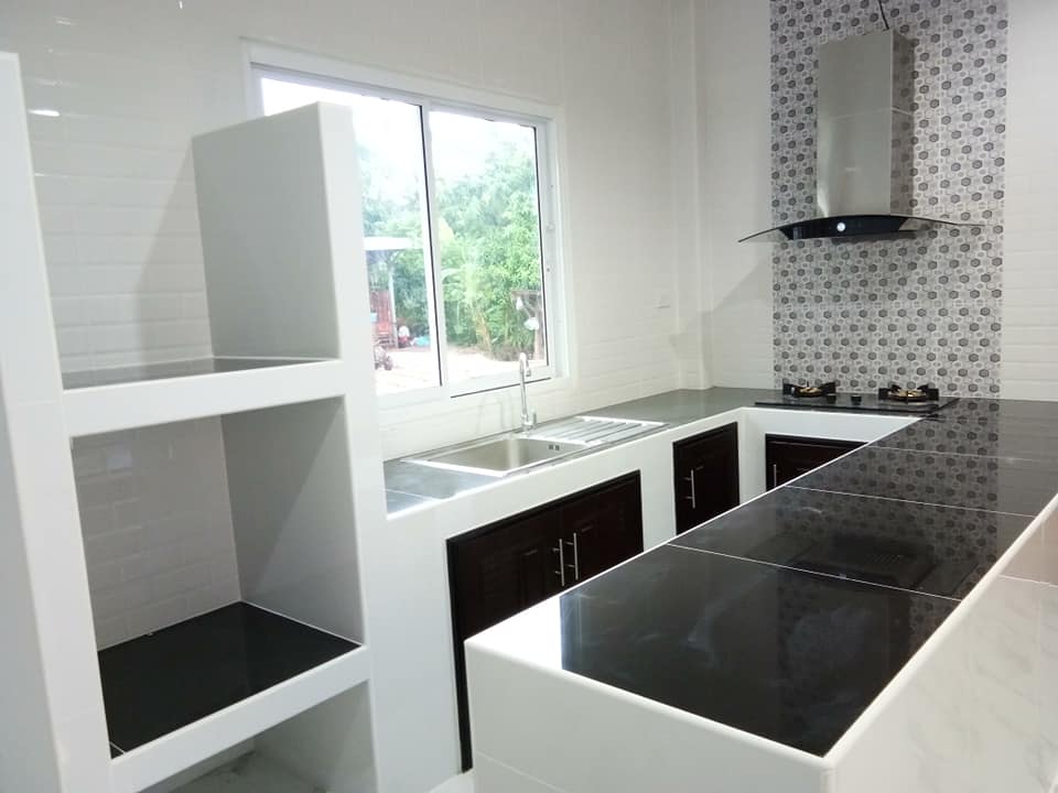 บ้าน 2 ชั้น ขนาด 3 ห้องนอน 2 ห้องน้ำ 1 ห้องโถง 1 ห้องครัว 1 ห้องเก็บของ งบก่อสร้าง 1.5 ล้านบาท