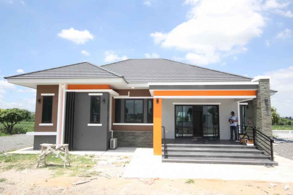 บ้านพักอาศัย 1 ชั้น แนวโมเดิร์นทรอปิกครอล งบก่อสร้าง 2.6 ล้าน