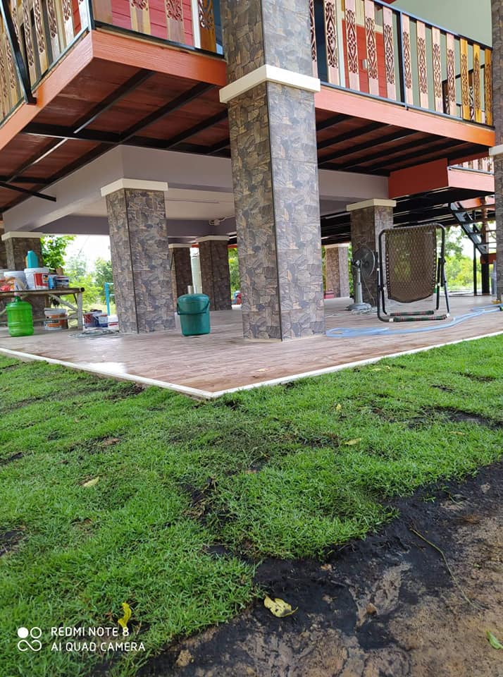 บ้านสวน 2 ชั้น ชั้นล่างโถง ใช้งบ 4.5 แสนบาท