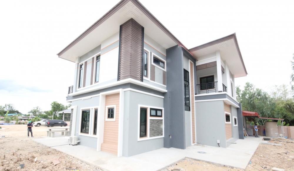 บ้านพักอาศัย 2 ชั้น แนวโมเดิร์นทรอลปิกครอล ราคา 3.40 ล้านบาท