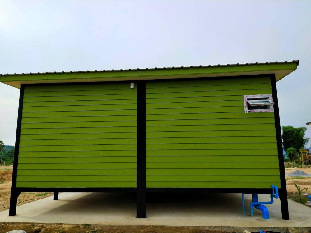 บ้านน็อคดาวน์ สำหรับใครที่ชอบแบบสำเร็จ ราคา 389,000 บาท พร้อมติดตั้ง