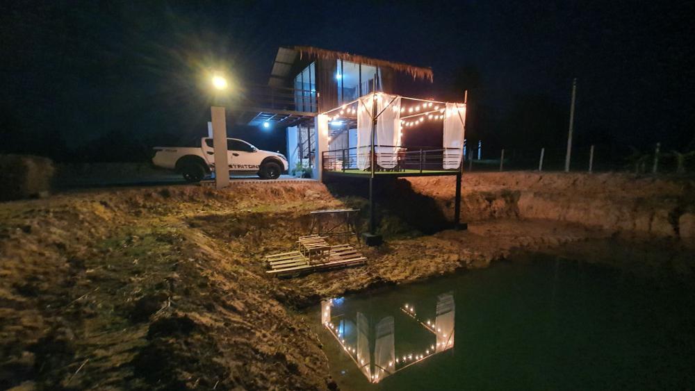 ไอเดียบ้านสวนกับบ่อน้ำ