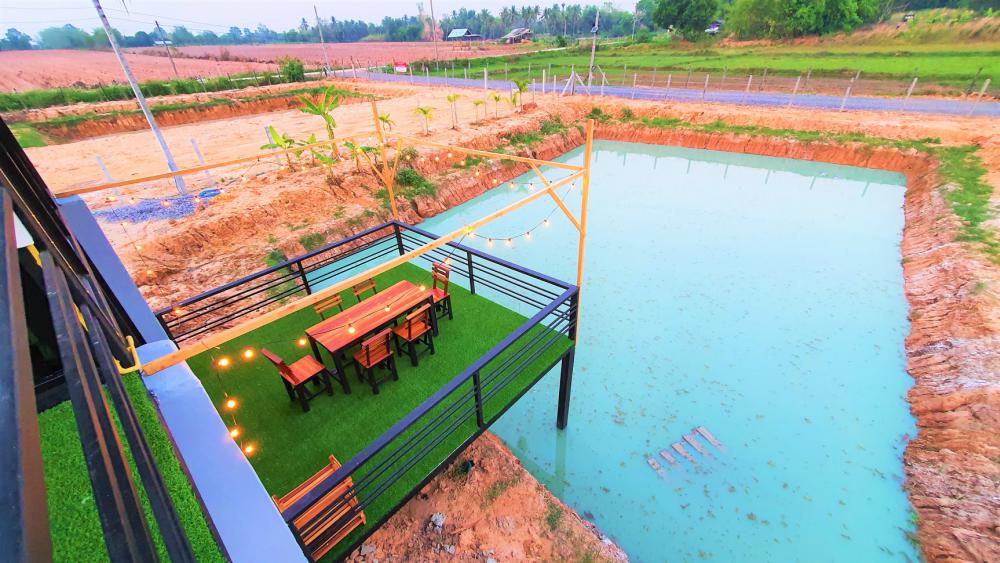 ไอเดียบ้านสวนกับบ่อน้ำ