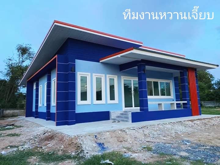 บ้านโมเดิร์น ราคา 840,000 บาท รับสร้างบ้าน by ทีมงานหวานเจี๊ยบโคราช