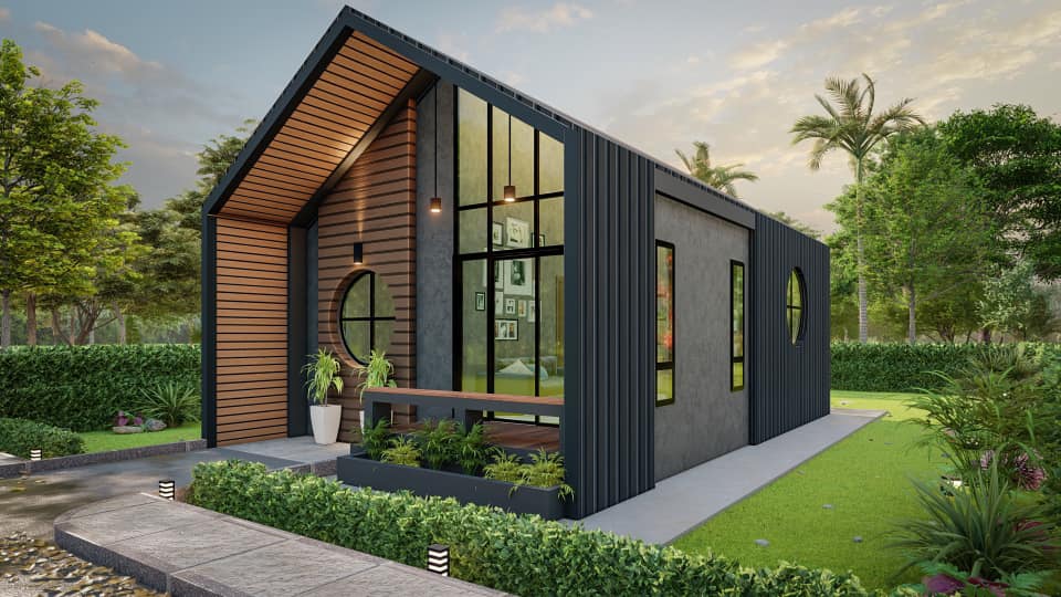 แบบบ้านสำหรับคนงบน้อย งบก่อสร้าง 5 แสนปลายๆ