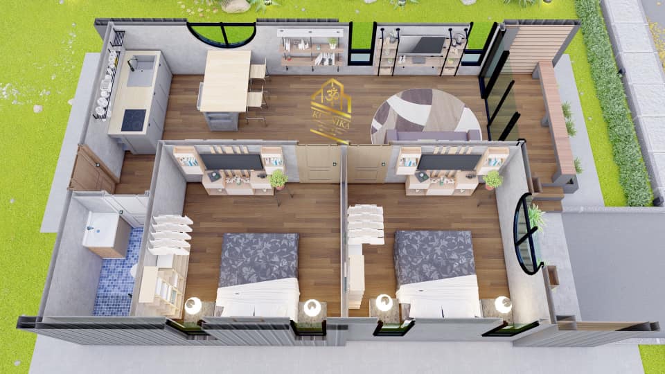 แบบบ้านสำหรับคนงบน้อย งบก่อสร้าง 5 แสนปลายๆ