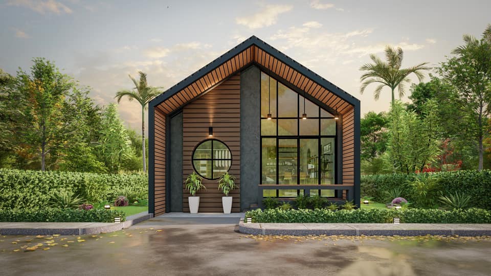 แบบบ้านสำหรับคนงบน้อย งบก่อสร้าง 5 แสนปลายๆ