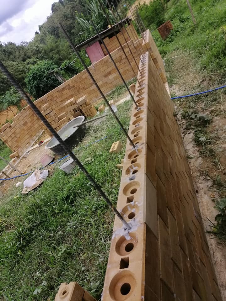 ไอเดียทำบ้านสวน เจ้าของบ้านทำเองตั้งแต่อิฐบล๊อก