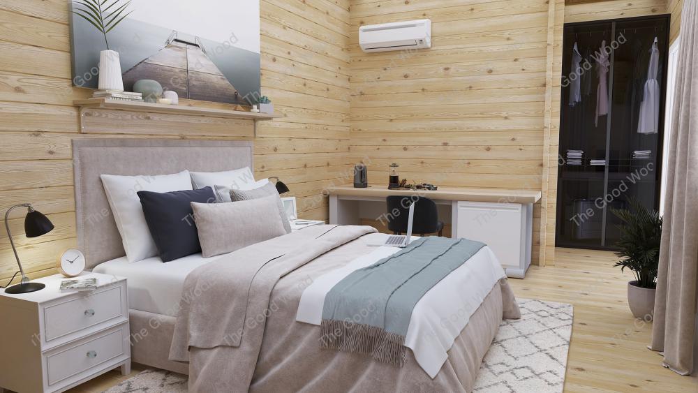 ไอเดียบ้านไม้สนสำเร็จรูป(LogHome) ดีไซน์สวย คลาสสิก ประกอบง่าย