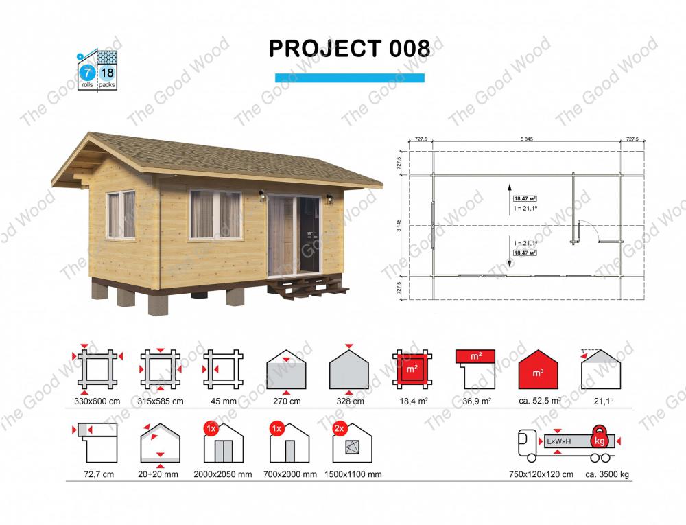 ไอเดียบ้านไม้สนสำเร็จรูป(LogHome) ดีไซน์สวย คลาสสิก ประกอบง่าย