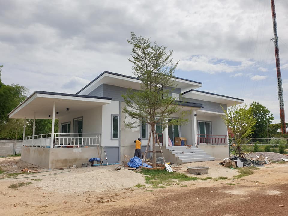 บ้านโมเดิร์น งบก่อสร้าง 1.4 ล้านบาท