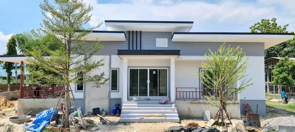 บ้านโมเดิร์น งบก่อสร้าง 1.4 ล้านบาท