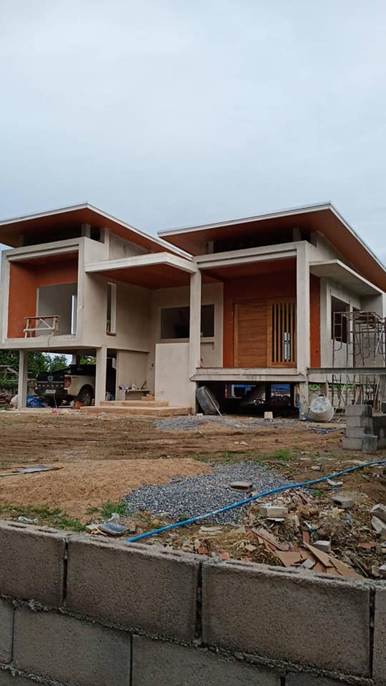 บ้านโมเดิร์น งบสร้างบ้าน 1.8 ล้านทาท ช่าง จ.เพชรบูรณ์