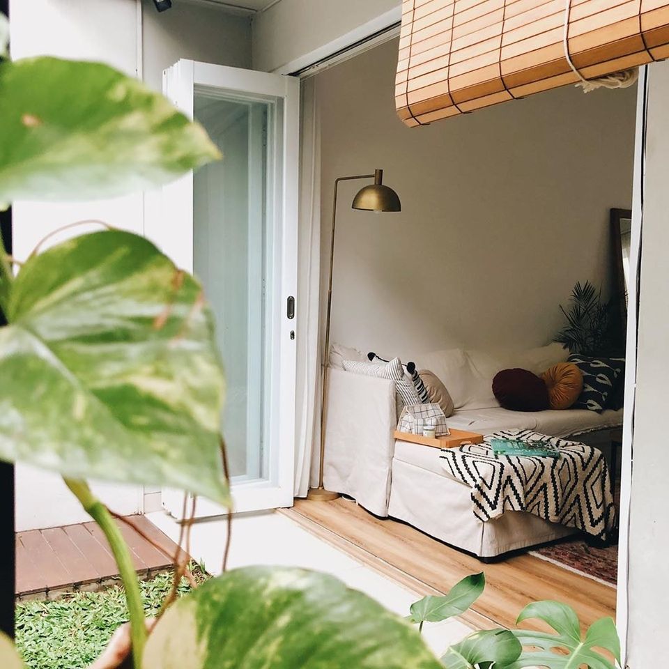 ไอเดียห้องครัวเล็กพร้อมสวนข้างบ้าน