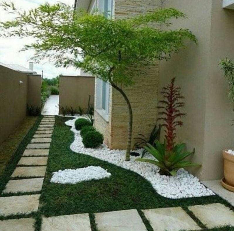 ไอเดีย การออกแบบทางเดินสวยๆ และจัดสวนหย่อม