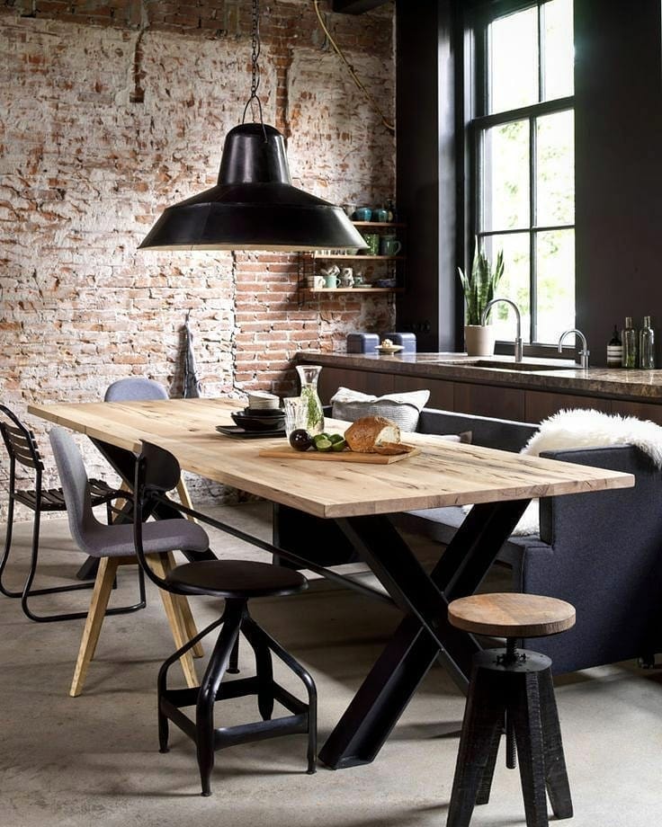 35 ไอเดียครัวในสไตล์ลอฟท์ เป็นบาร์นั่ง สวยเท่โดดเด่นน่าใช้งาน