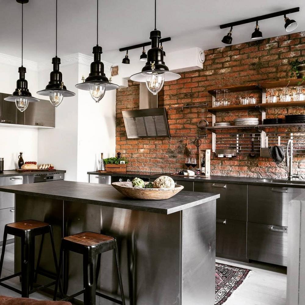 35 ไอเดียครัวในสไตล์ลอฟท์ เป็นบาร์นั่ง สวยเท่โดดเด่นน่าใช้งาน