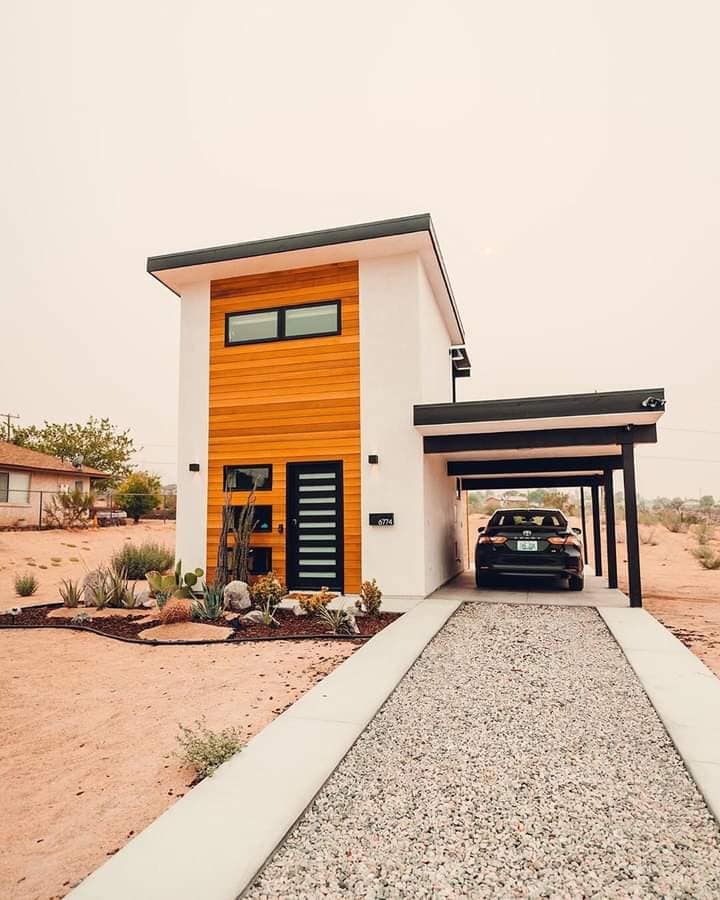 บ้านสองชั้นขนาดกะทัดรัด