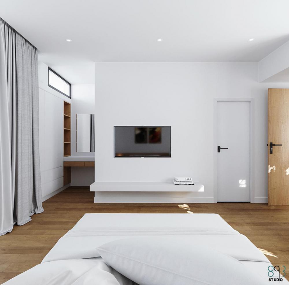 ไอเดียบ้านโมเดิร์นสีขาว ตกแต่งเรียบง่าย โปร่งโล่ง ใกล้ชิดธรรมชาติ