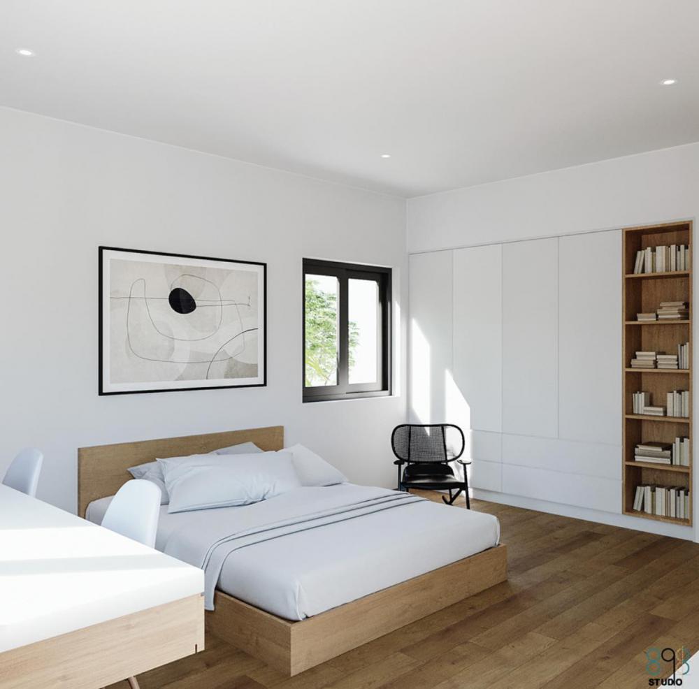 ไอเดียบ้านโมเดิร์นสีขาว ตกแต่งเรียบง่าย โปร่งโล่ง ใกล้ชิดธรรมชาติ